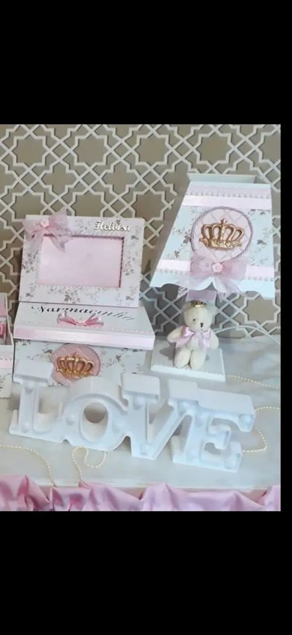 Kit Higiene Bebê Coleção "Ursinha Encantada" 9 peças  - Foto 5