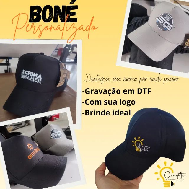 Boné personalizado com sua logo marca!!!