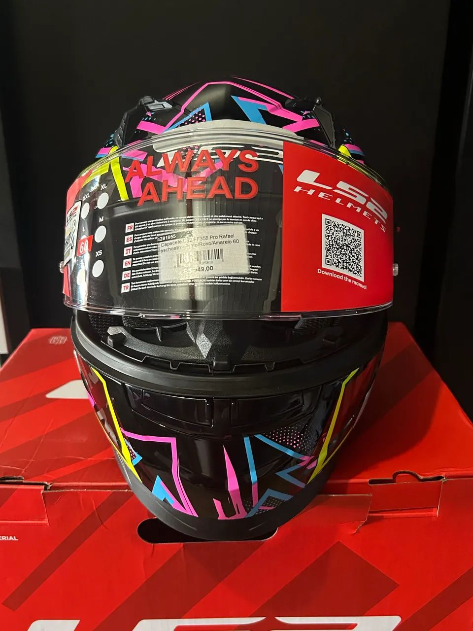Capacete Ls2 FF358 Classic Pro Tam60  - Foto 3