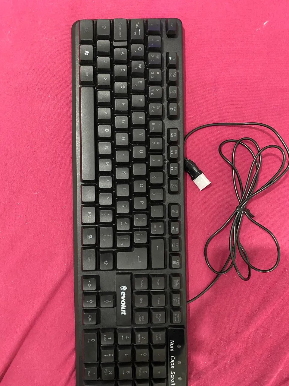 Teclado Evolut RGB c/ Fio - Foto 3