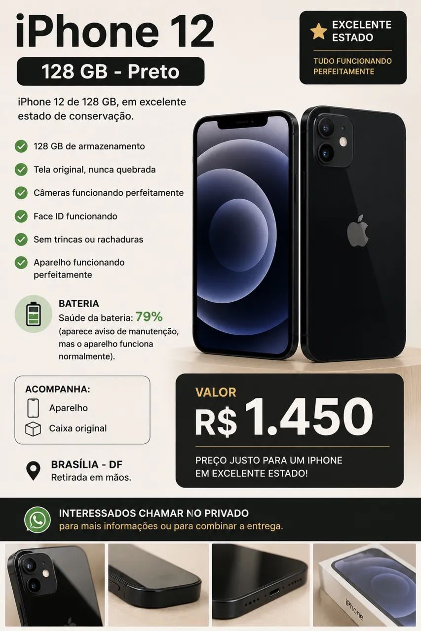 iPhone 12 - 128gb - Foto 2