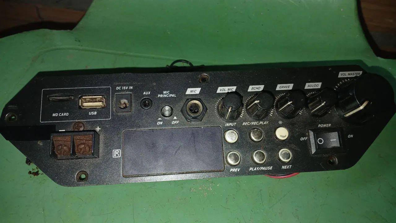 Placa pra caixa aplicada 