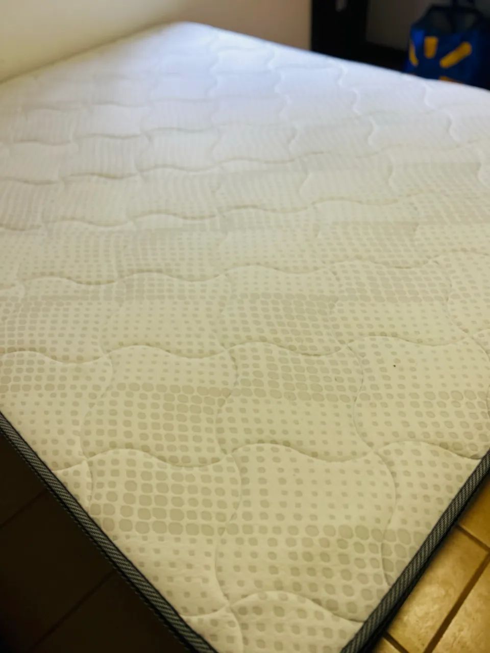 CAMA BOX QUEEN COLCHÃO ORTOBOM - Novinha   - Foto 2