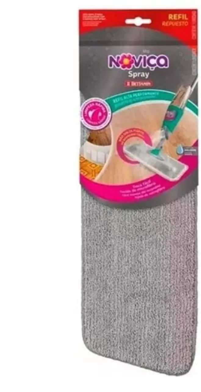 Refil Mop Spray Noviça Original - Novo Pronto para Uso