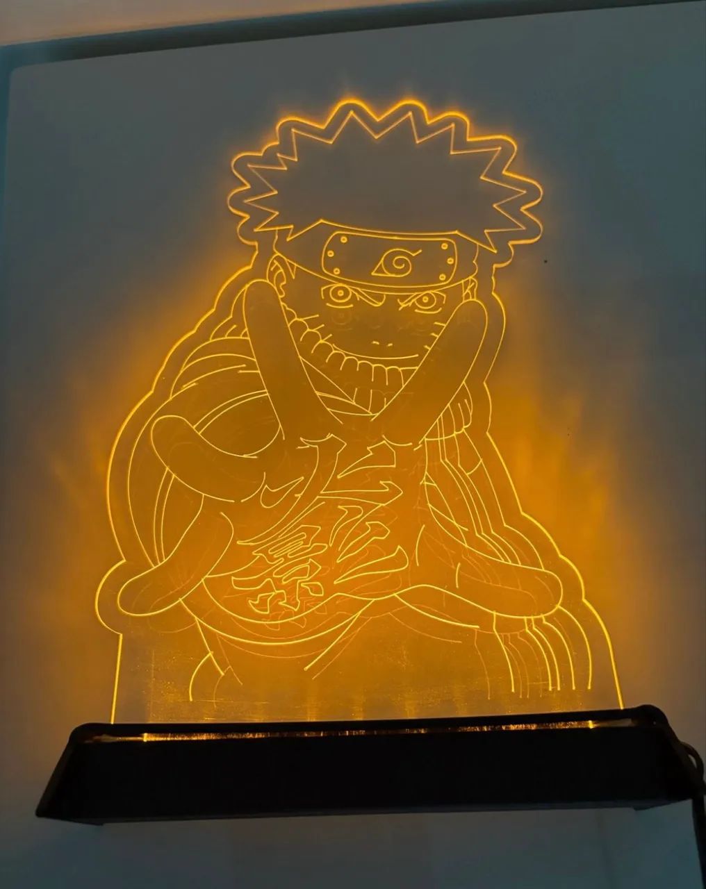 Luminária led Naruto 3D Decorativa 