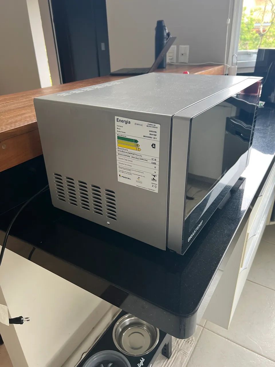 Microondas Brastemp 32L Inox Espelhado com Grill - BMG45AR - Foto 3