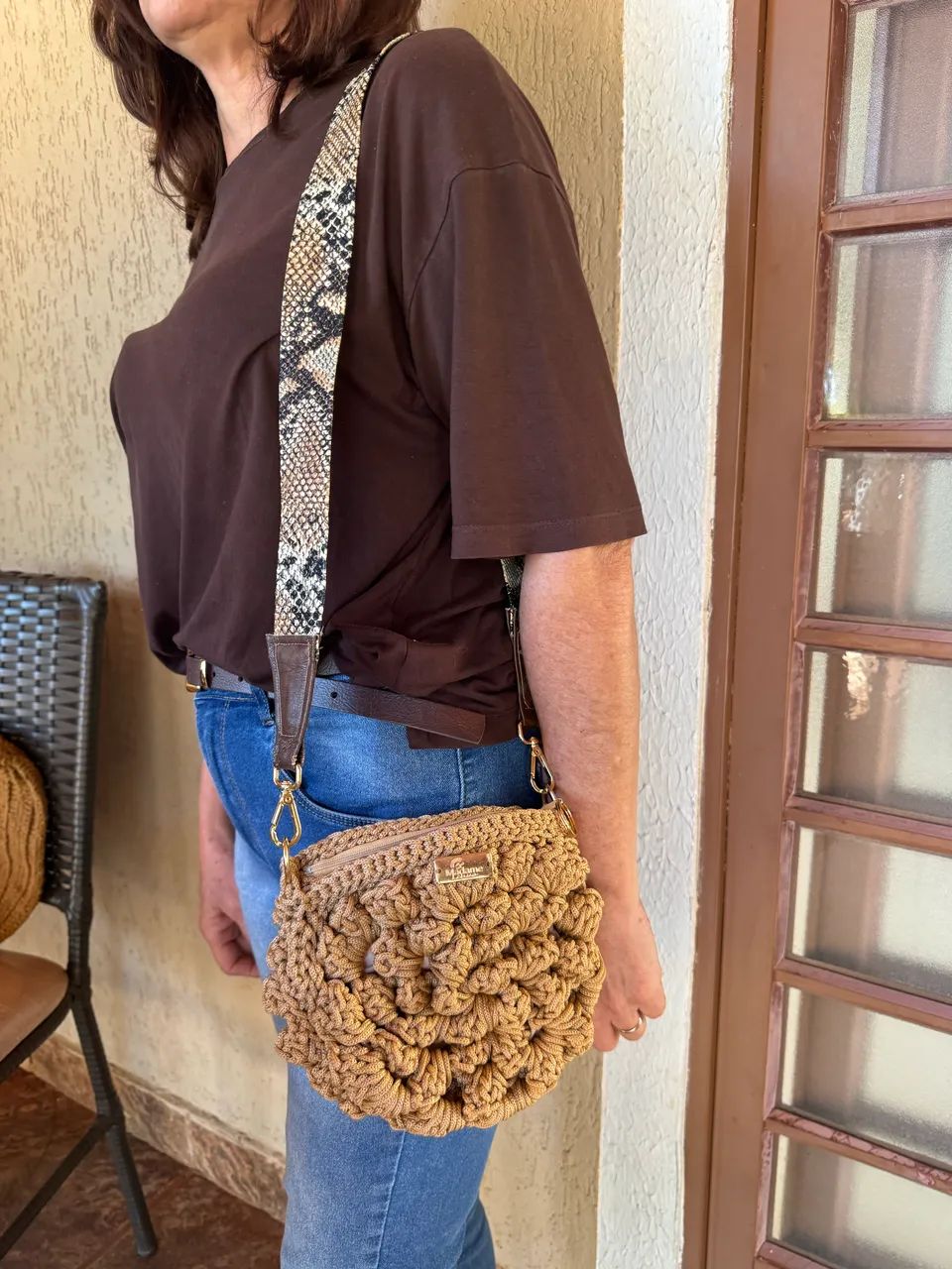 Bolsa elegante de crochê  - Foto 3