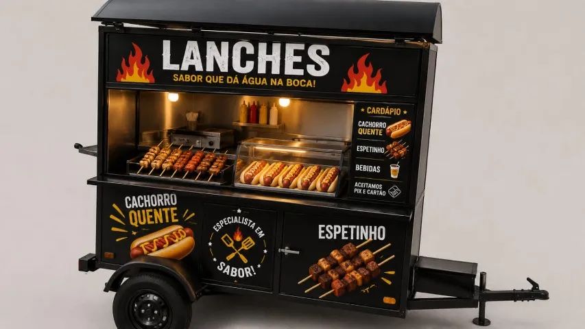 Reboque para lanches  - Foto 4