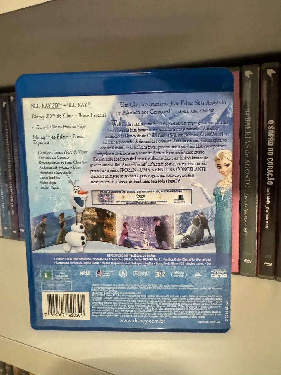 Blu-ray + blu-ray 3D Frozen  - Foto 2