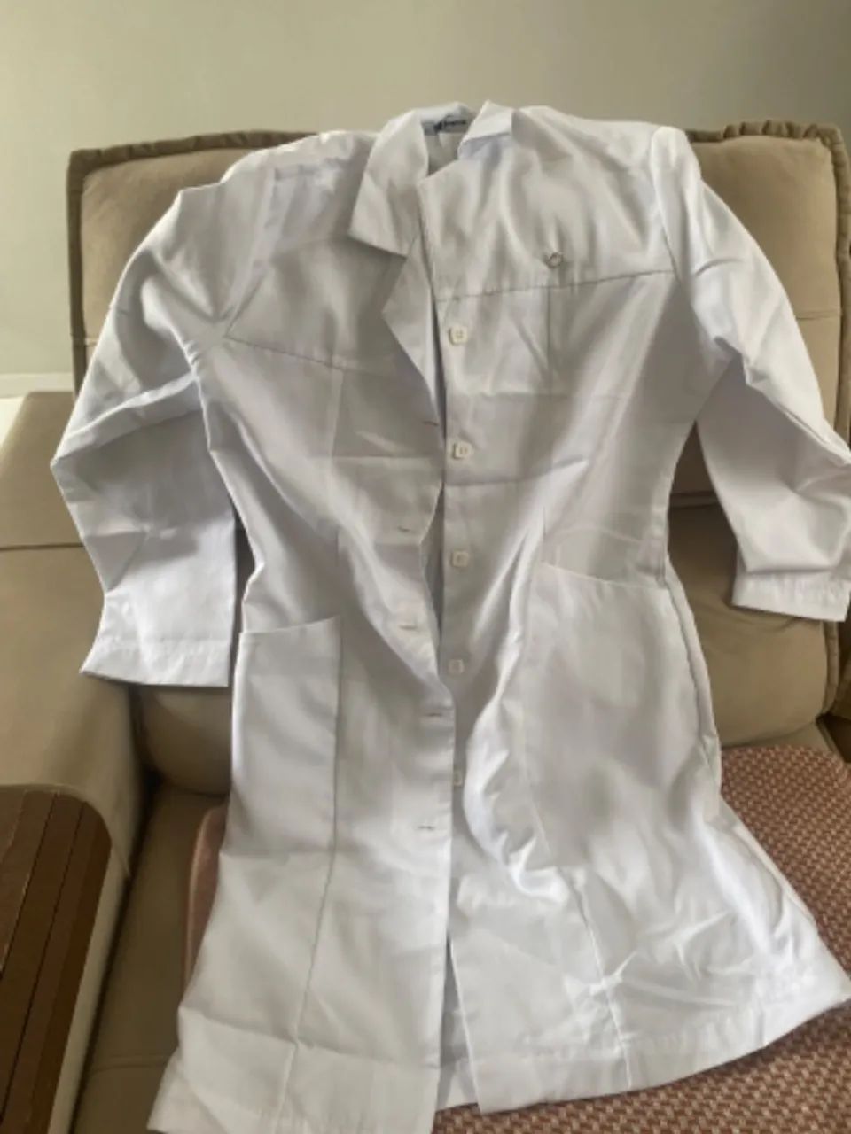 Jaleco feminino: TAM M.