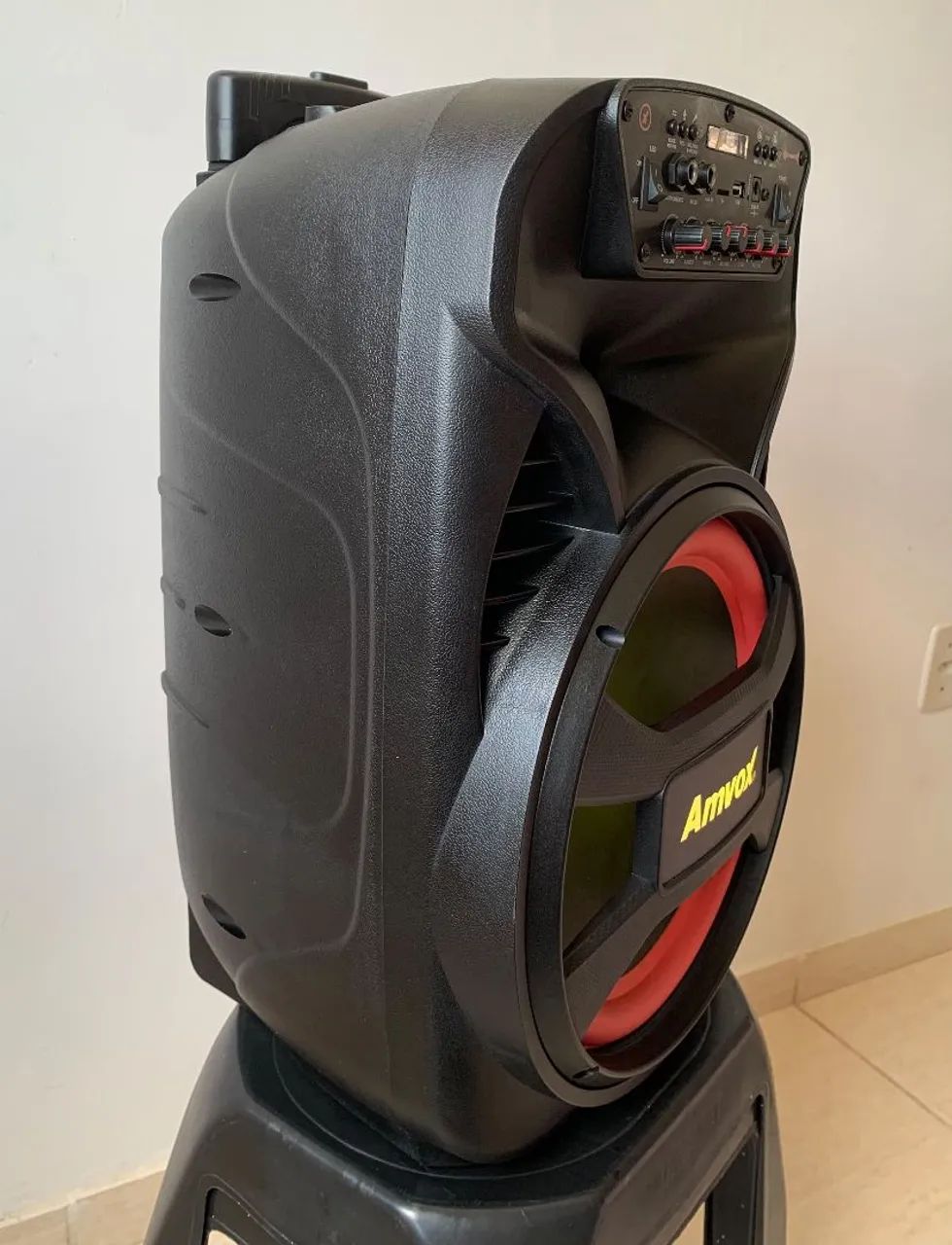 Caixa de Som Amplificada Amvox 480w - Foto 4
