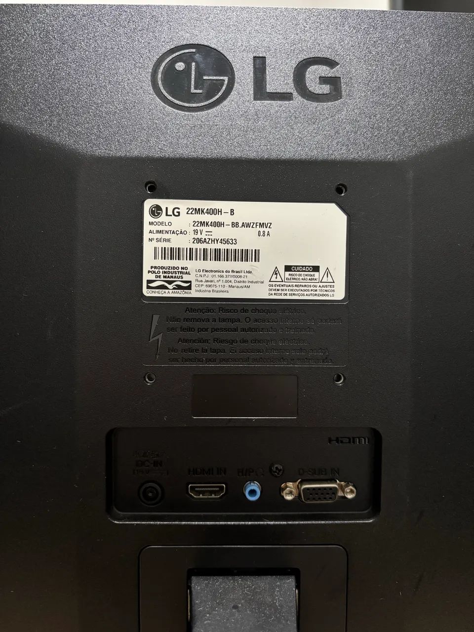 Tela LG 22mk400h-b - Foto 2