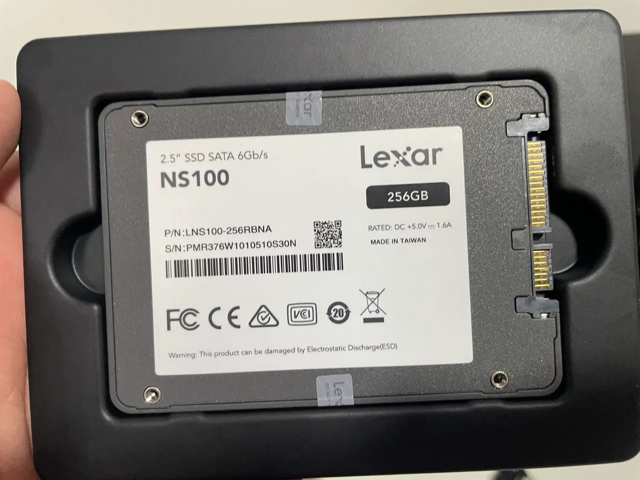 Ssd sata lexar 256gb - Foto 3
