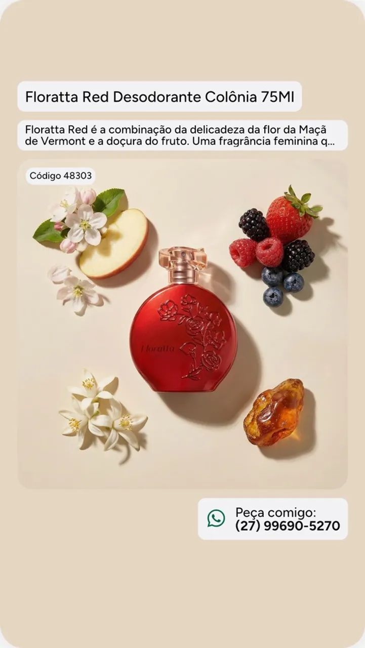 Floratta Red OBoticario 