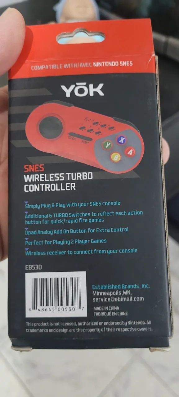 Controle de mini snes yoke - Foto 2