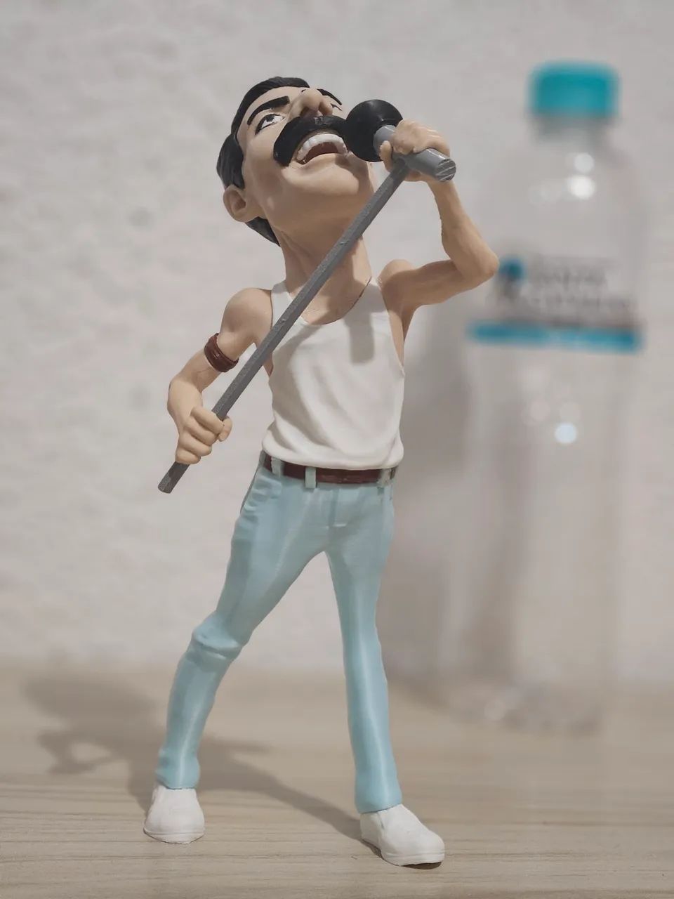 Boneco Freddie Mercury Colecionável - Miniatura Queen - Foto 3