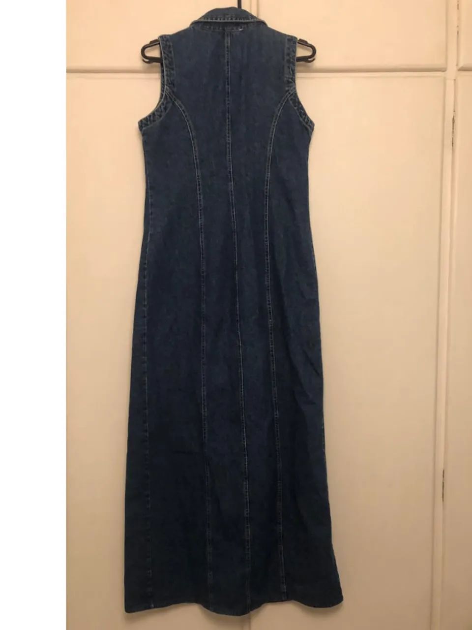 Vestido Jeans Longo tam 40 - Foto 4