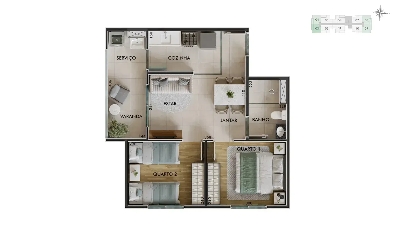 PLANTA 41m²