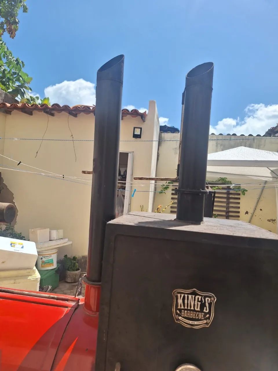 Pit Smoker Profissional 20 polegadas Auto Reverse