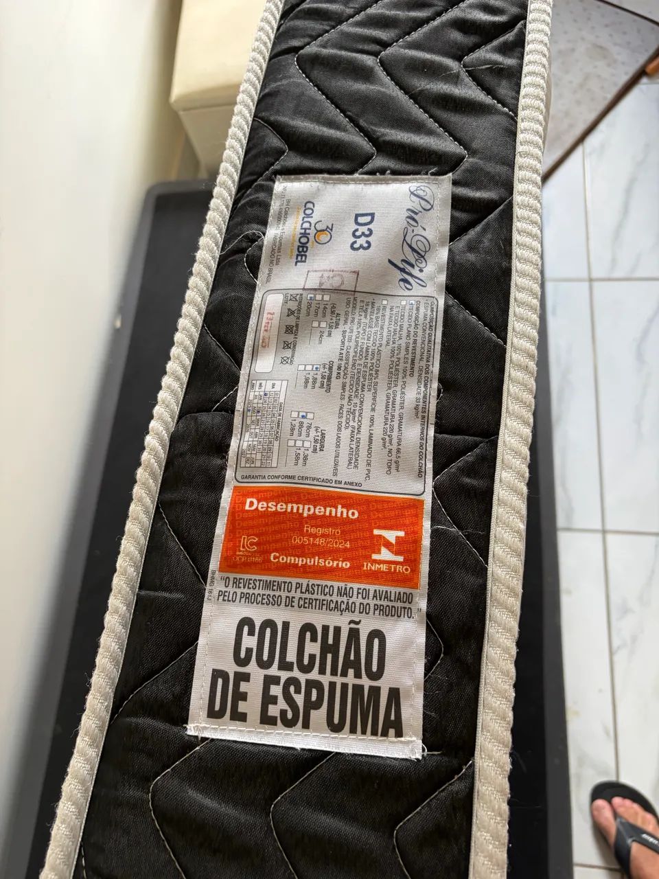 Colchão de solteiro com a base  - Foto 3