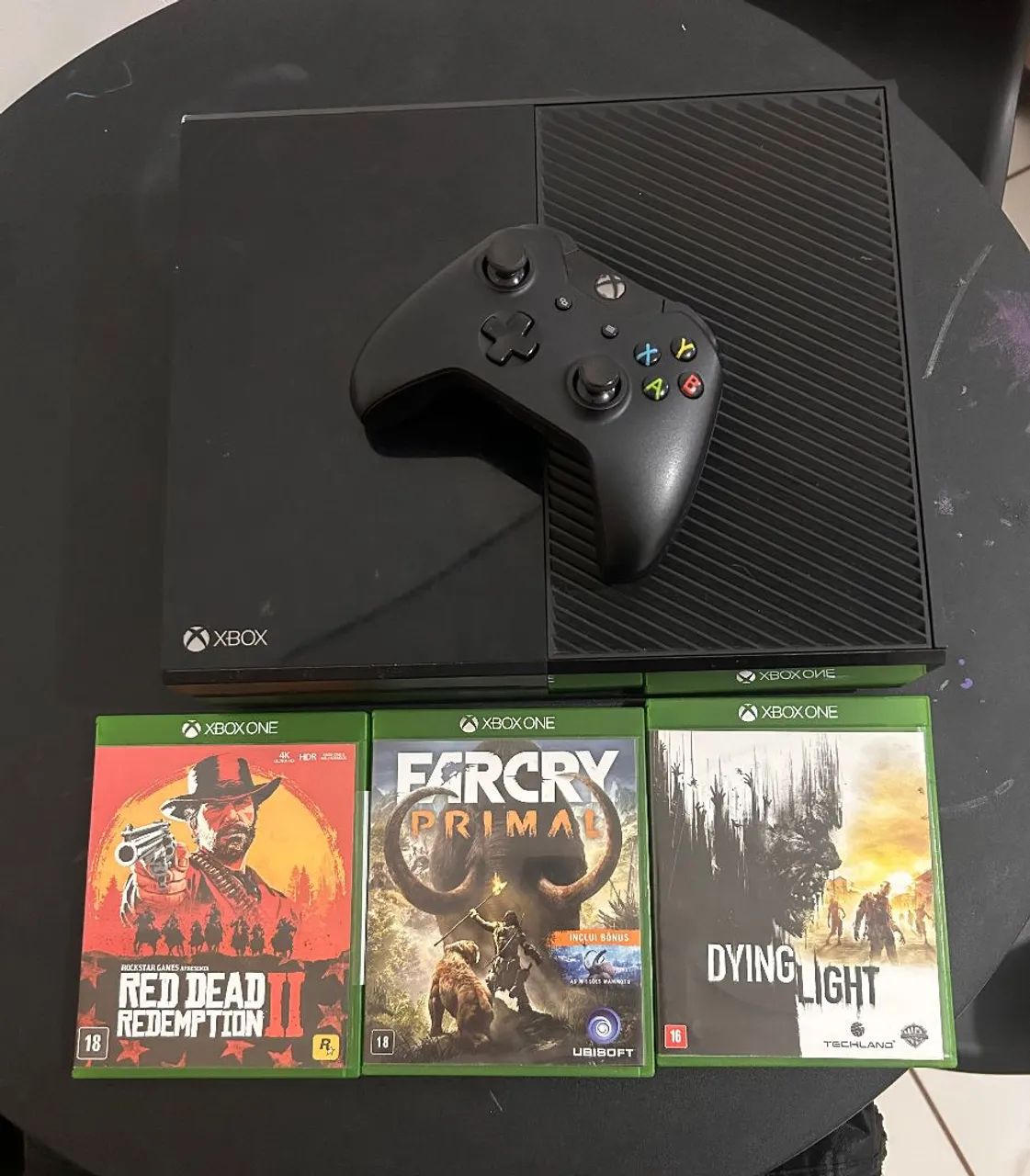 XBOX ONE COM 4 JOGOS E 1 CONTROLE ! - Foto 3