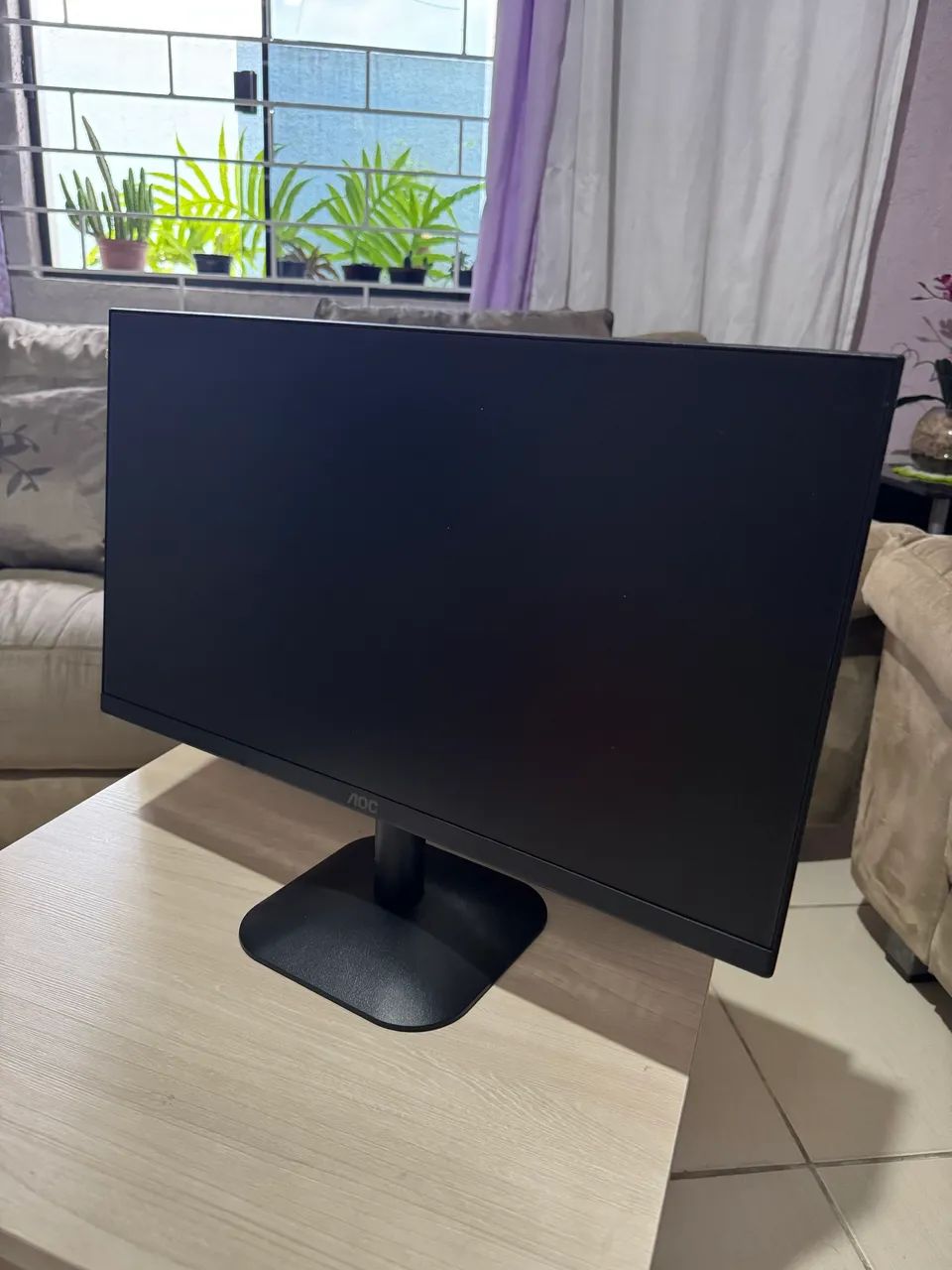 MONITOR AOC 120HZ - 22 POLEGADAS - SEMINOVO - PARCELO - Foto 3