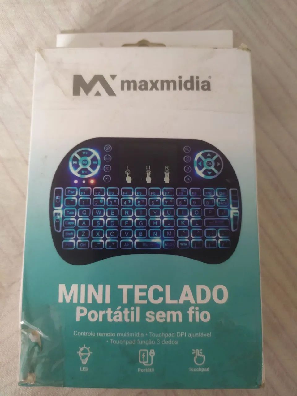 Mini teclado maxmidia 