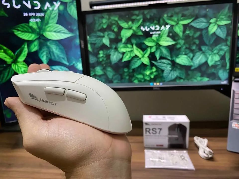 Mouse Gamer Sem Fio Smailwolf Rs7 - Foto 2