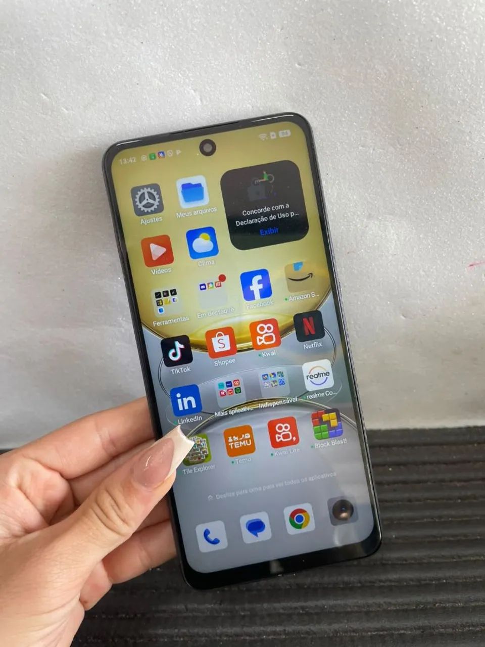 REALME C75 ROXO 256GB - Foto 4
