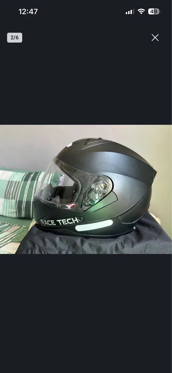 Capacete Race tech fosco  - Foto 2