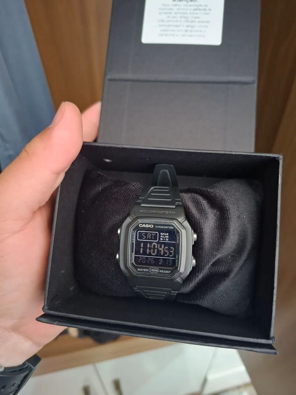 Relógio Casio w800h display negativo - Foto 2