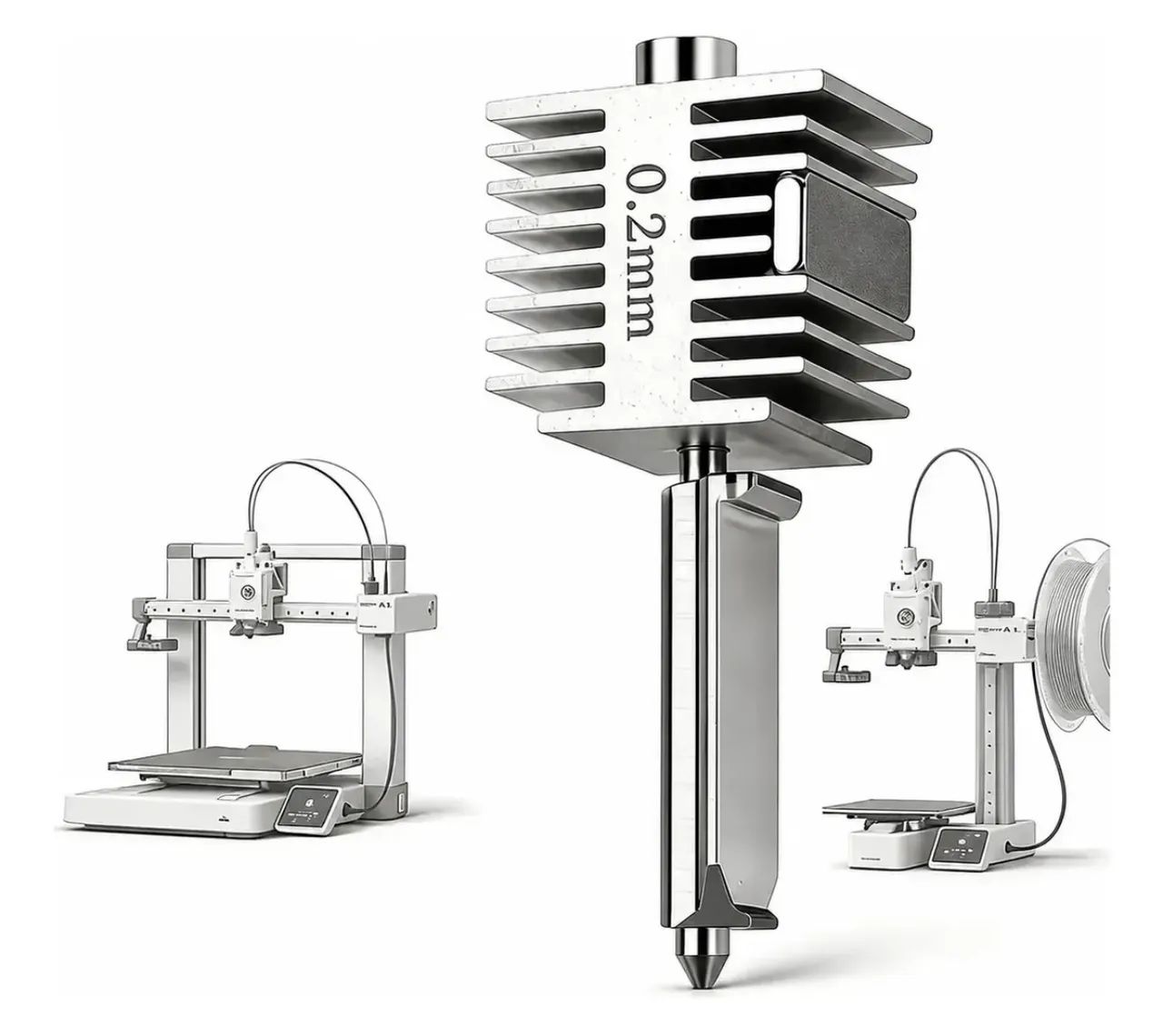 Hotend 0.2mm para Bambu Lab A1 / A1 Mini - Foto 3