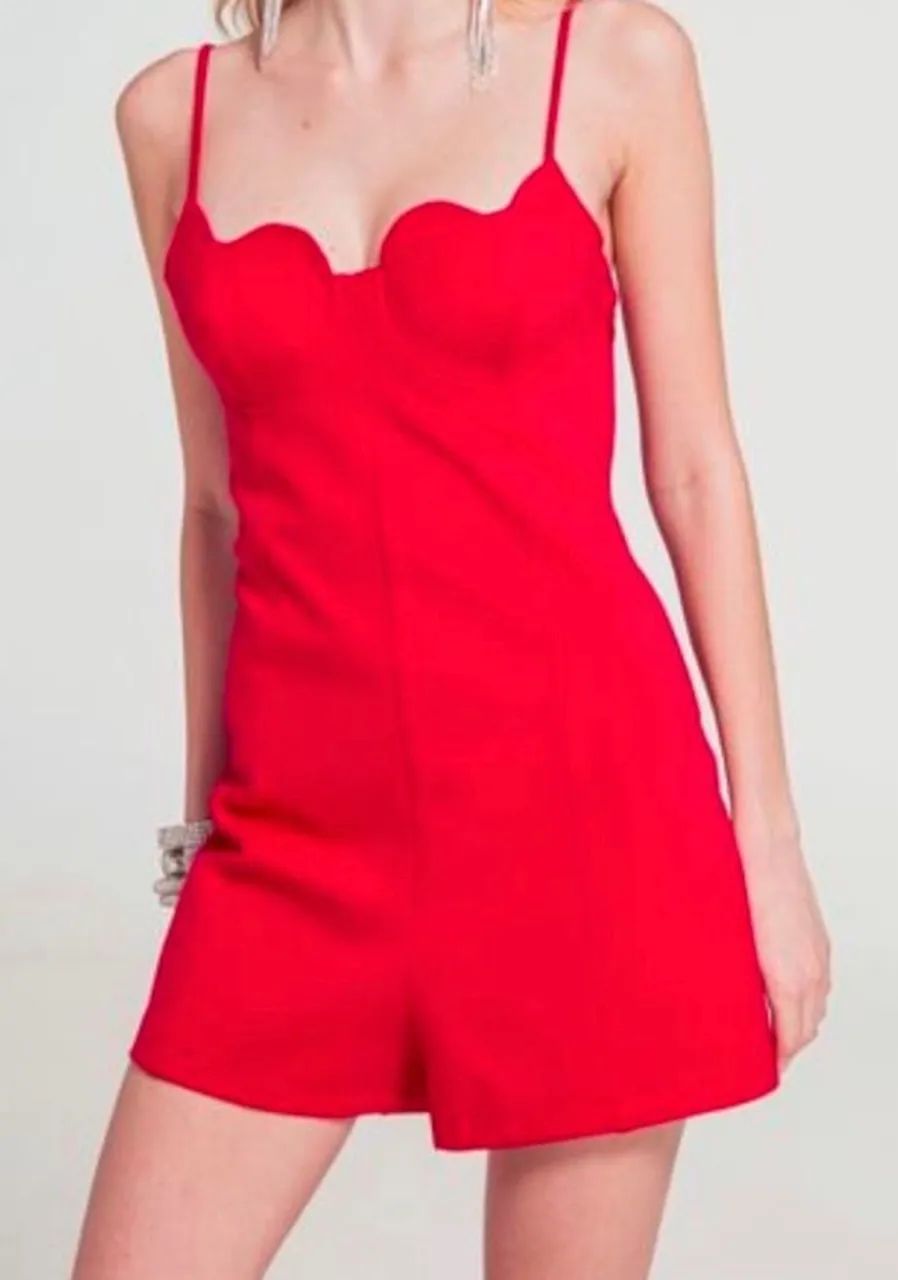 Macacão vermelho Leboh TAM G