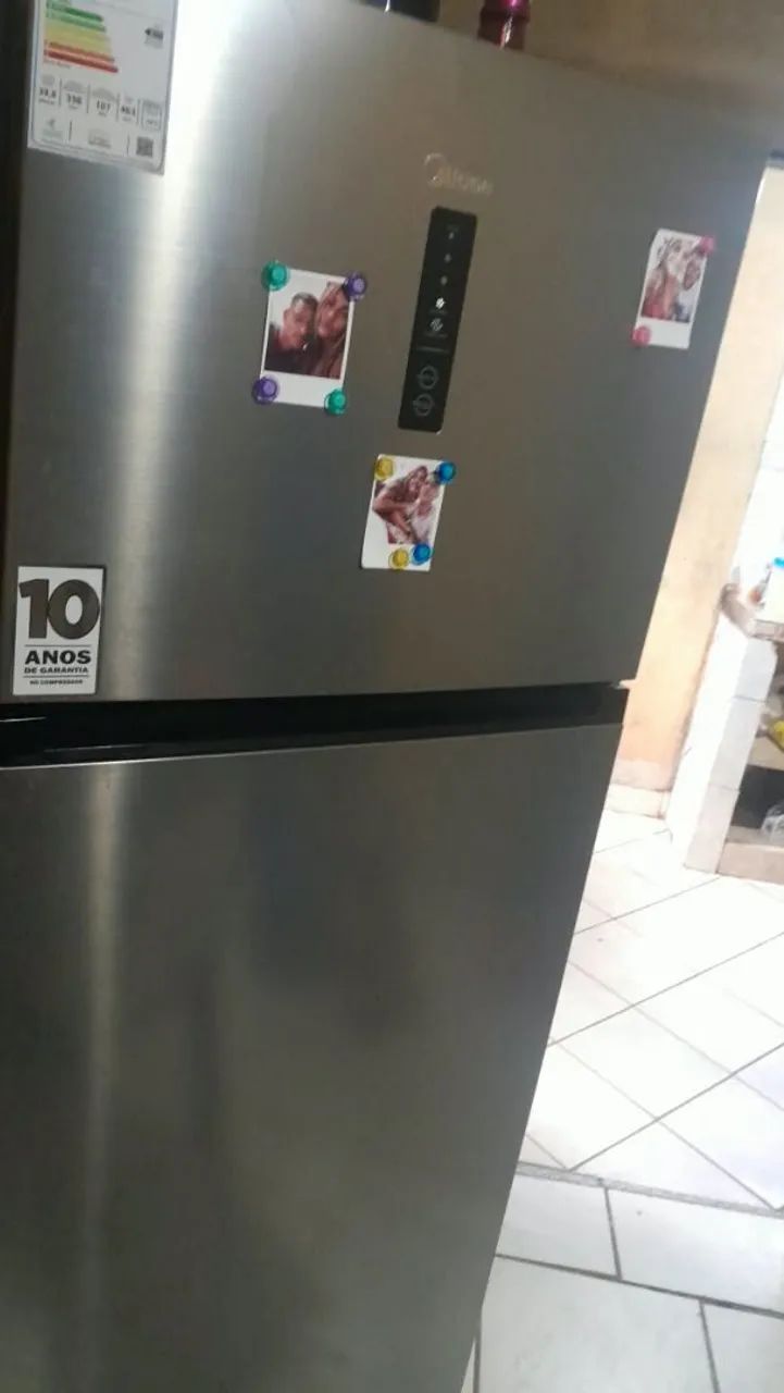 Geladeira inox Midea  - Foto 3