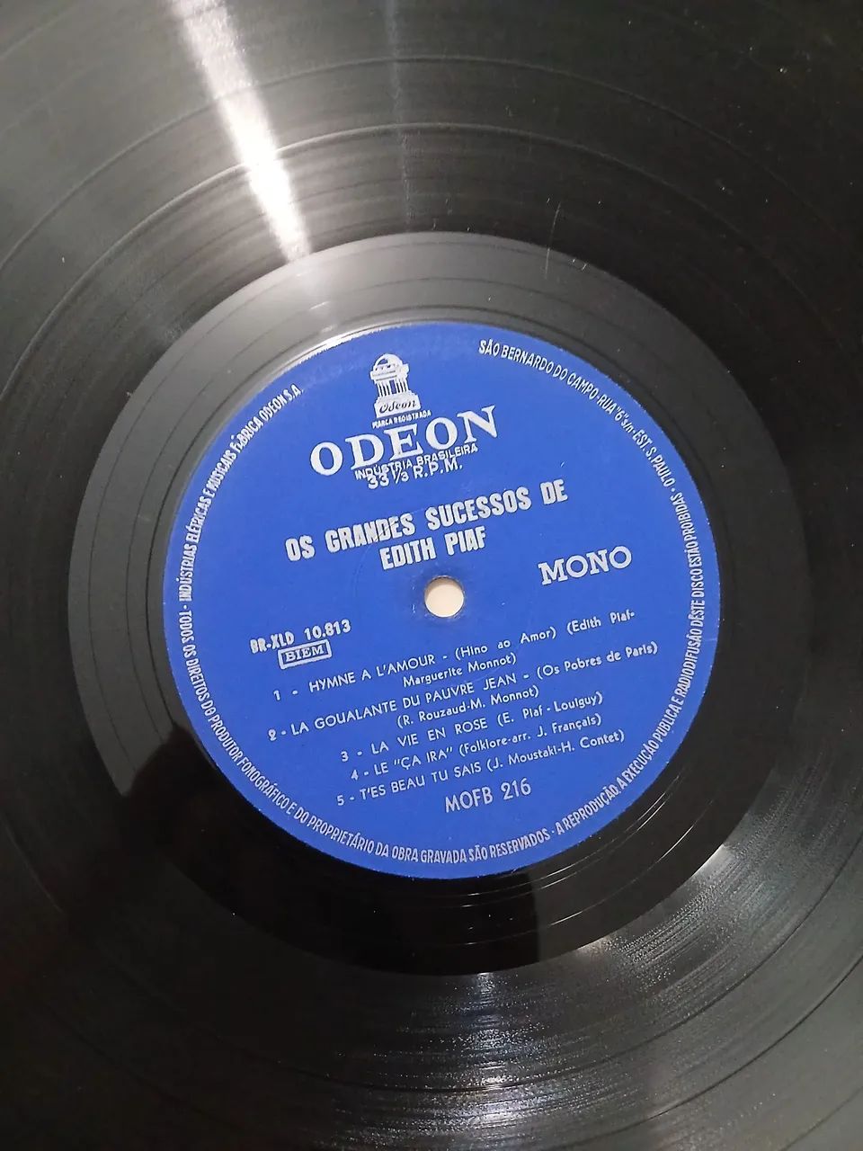 Lp os grandes sucessos de edith piaf 1962 mono usado - Foto 5