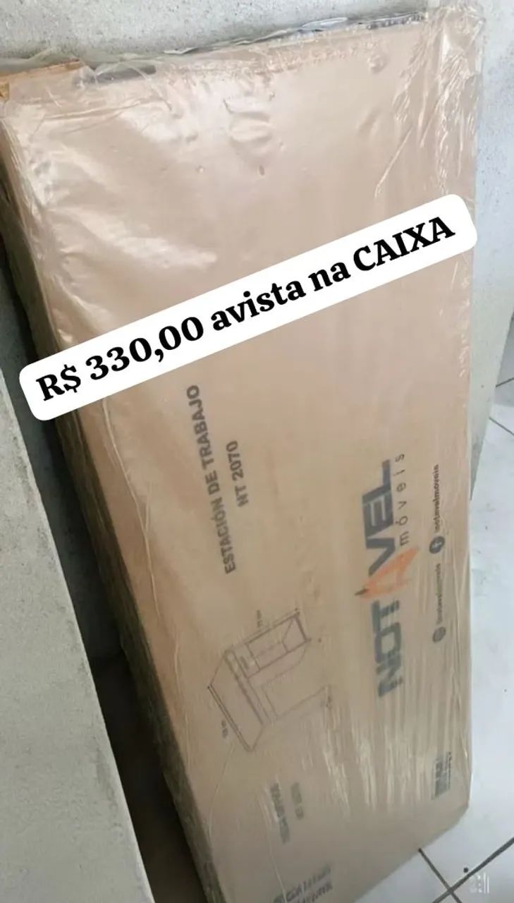Escrivaninha NT 2070 1 gaveta Novo na CAIXA  - Foto 3