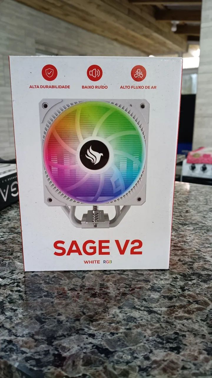 Cooler Pichau Sage V2 White RGB - Foto 2