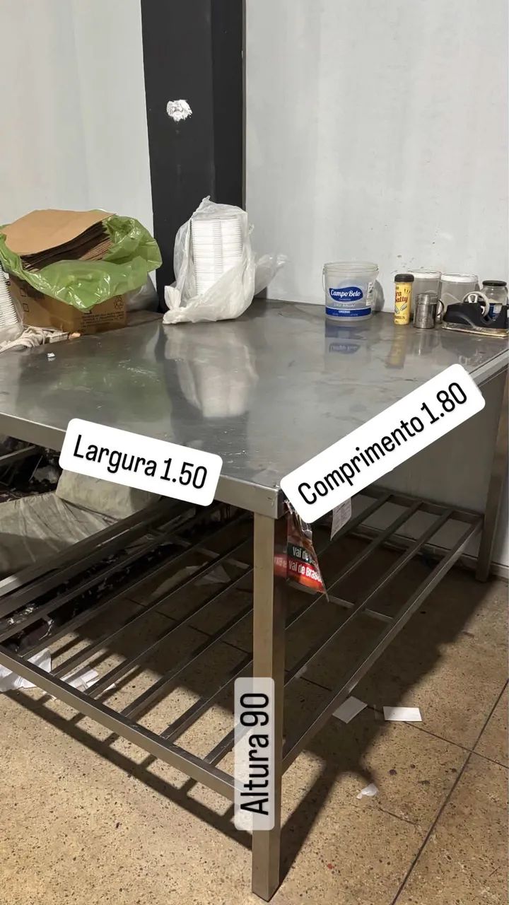 Mesa de inox 