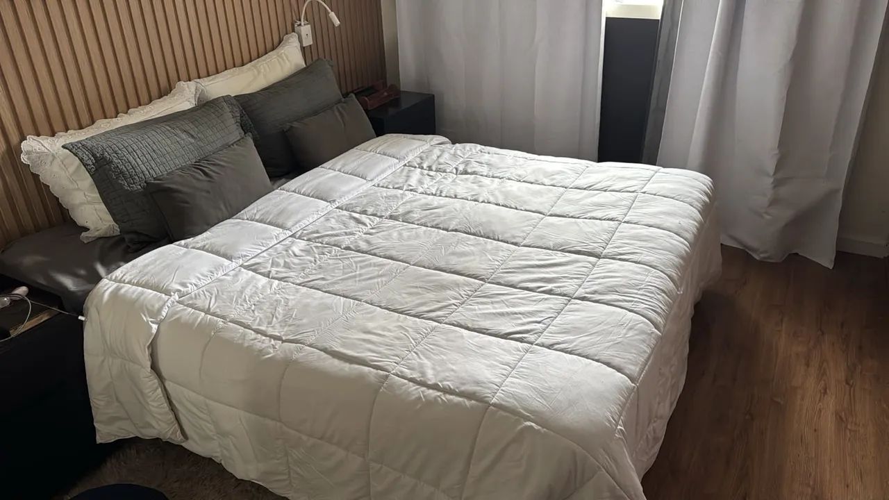 Cama Hospitalar / Residencial de casal com massagem e elevação 