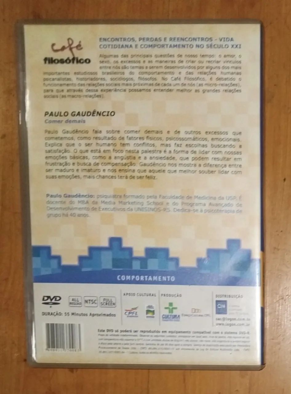 Dvd de Psicoterapia Paulo Gaudêncio - Comer Demais - Foto 2