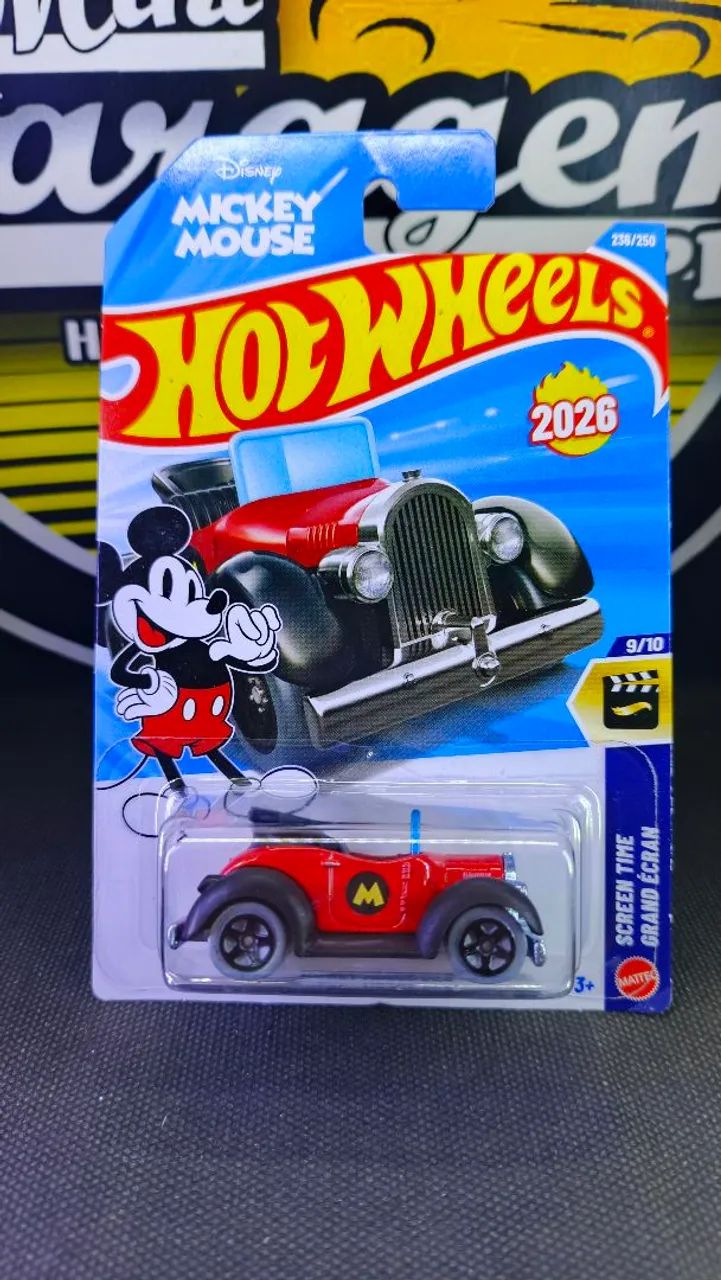 Mickey House Car Hot Wheels