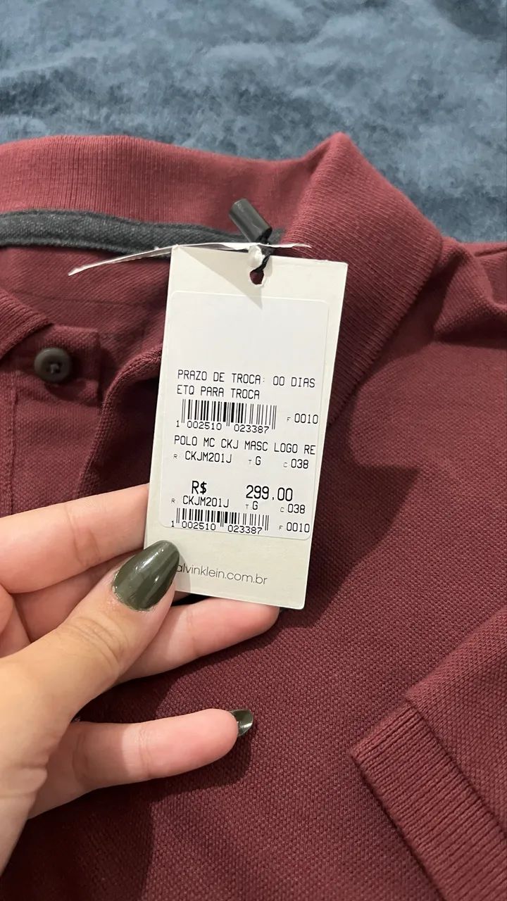 camisa polo CALVIN KLEIN nunca usada - Foto 2