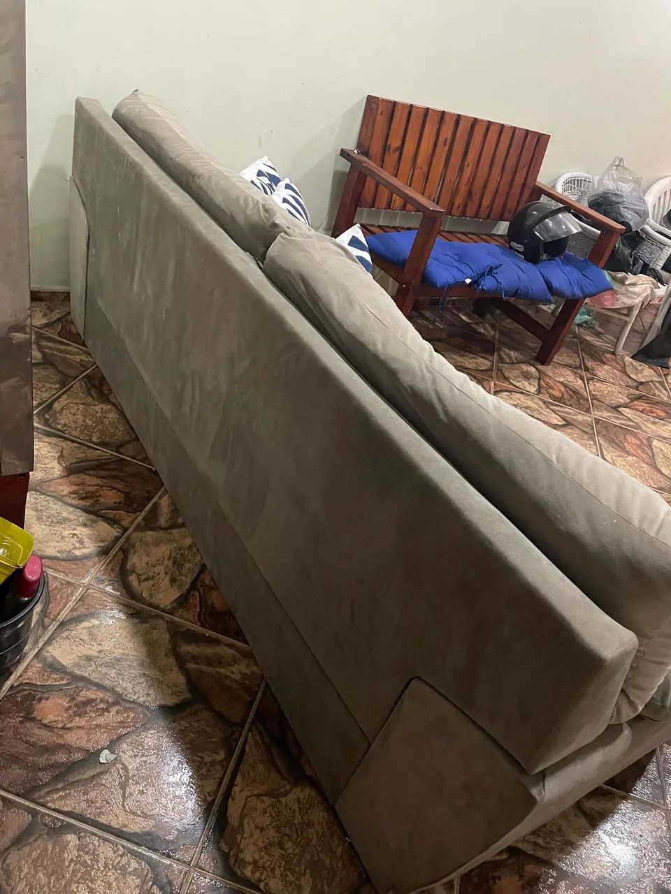 Sofá em suede - Foto 3