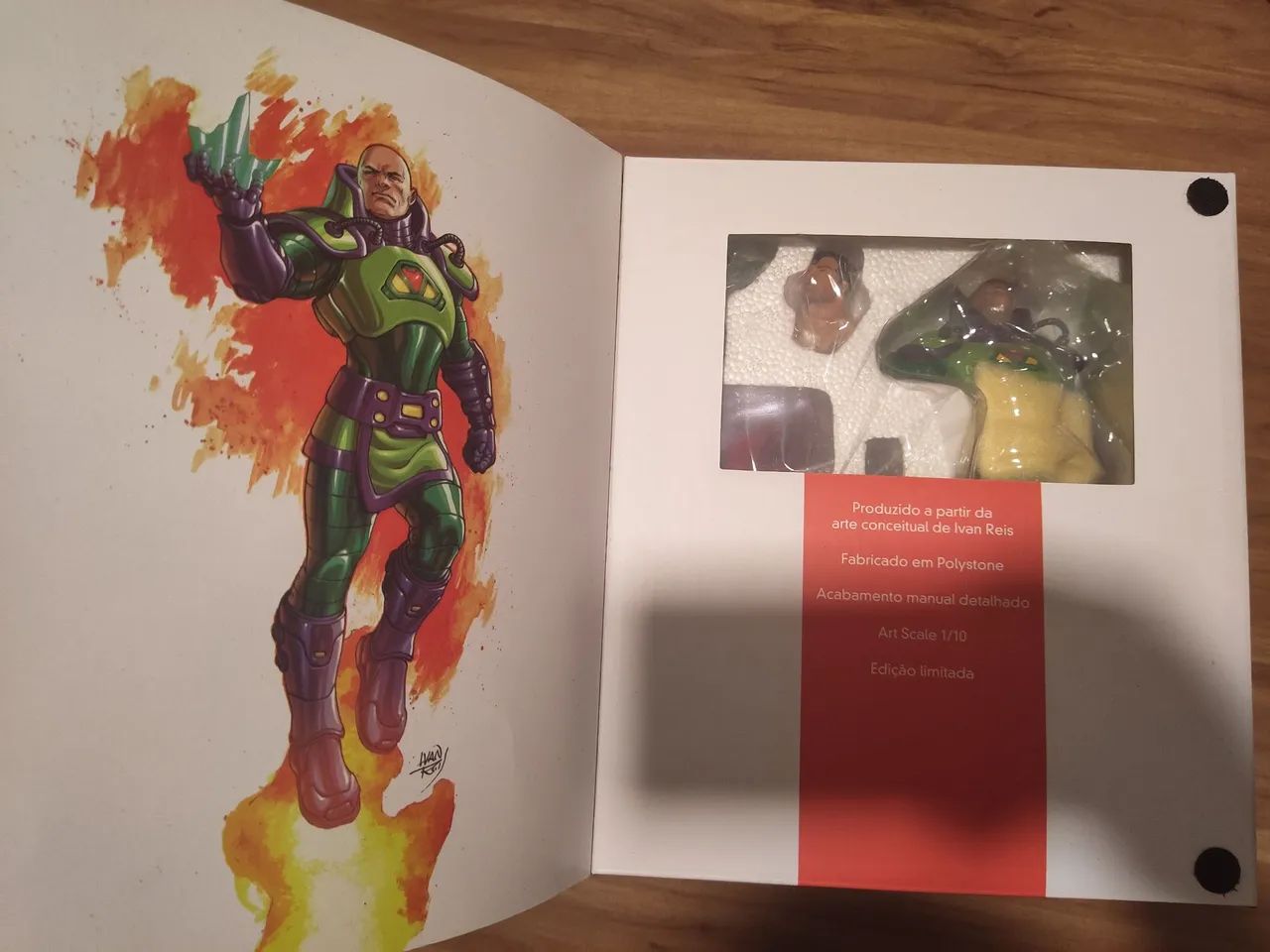 Estátua Iron Studios - Lex Luthor By Ivan Reis - DC Comics Lacrada - Foto 3