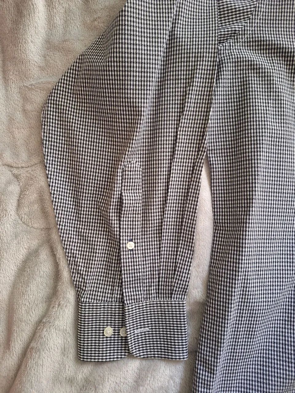 camisa social tommy hilfiger xadrez gg - Foto 4