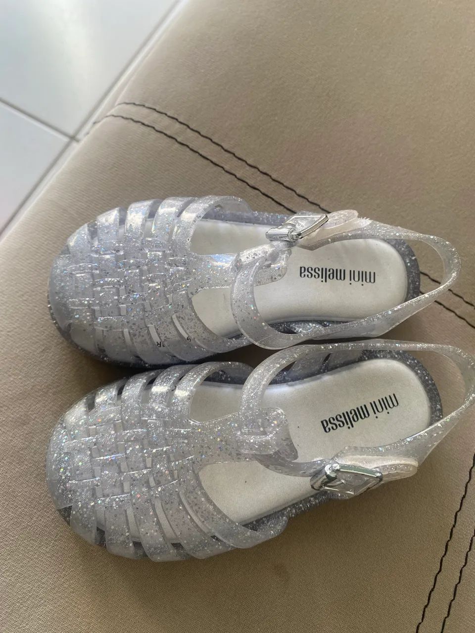 Mini Melissa com glitter 
