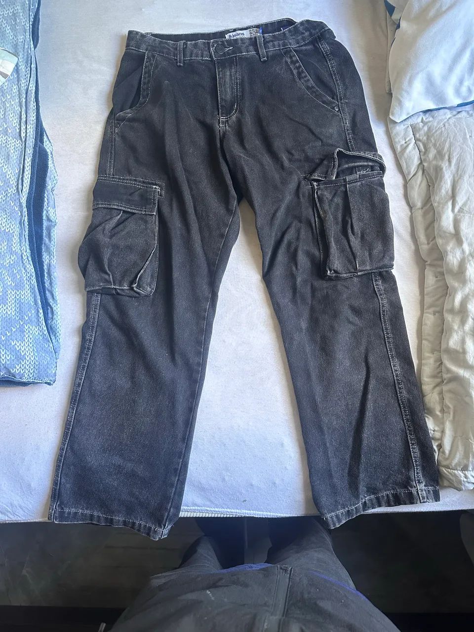 Roupa calça cargo jens C&A - Foto 2
