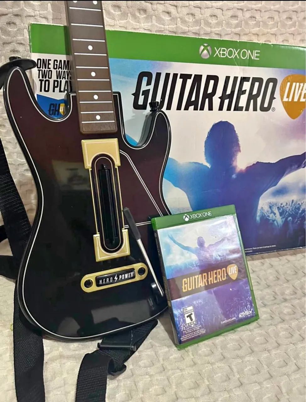 GUITARRA-GUITAR HERO LIVE XBOX ONE NA CAIXA