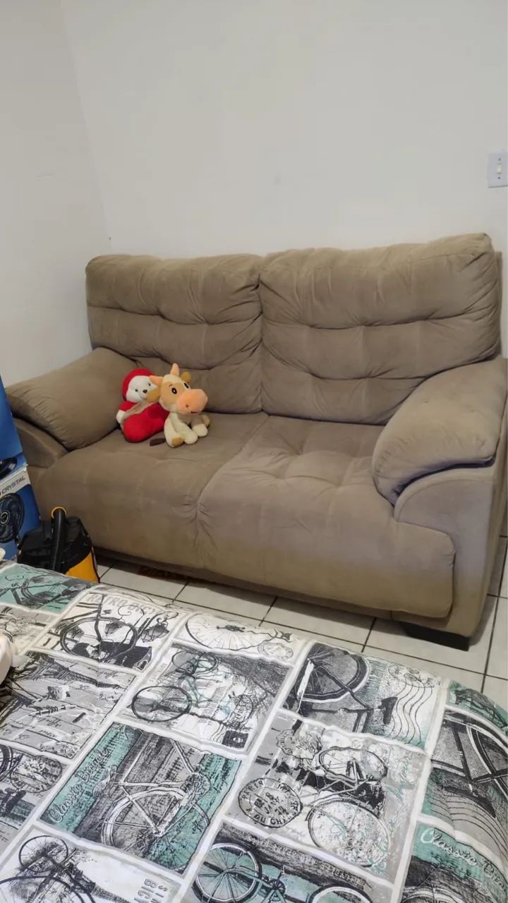 Vendo jogo de sofá 2 e 3 lugares  - Foto 4