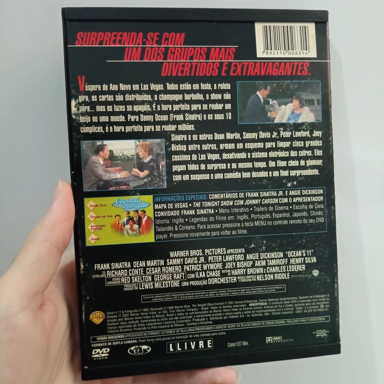 Onze Homens e um Segredo DVD Snapcase Frank Sinatra - Foto 4